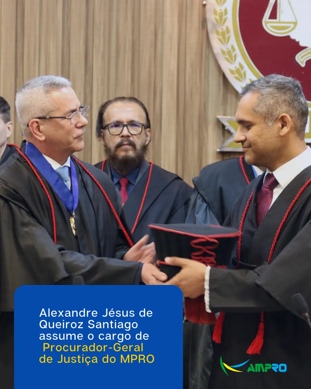 Ministério Público do Estado de Rondônia realizou uma cerimônia de posse do novo Procurador-Geral de Justiça, Alexandre Jésus de Queiroz Santiago.