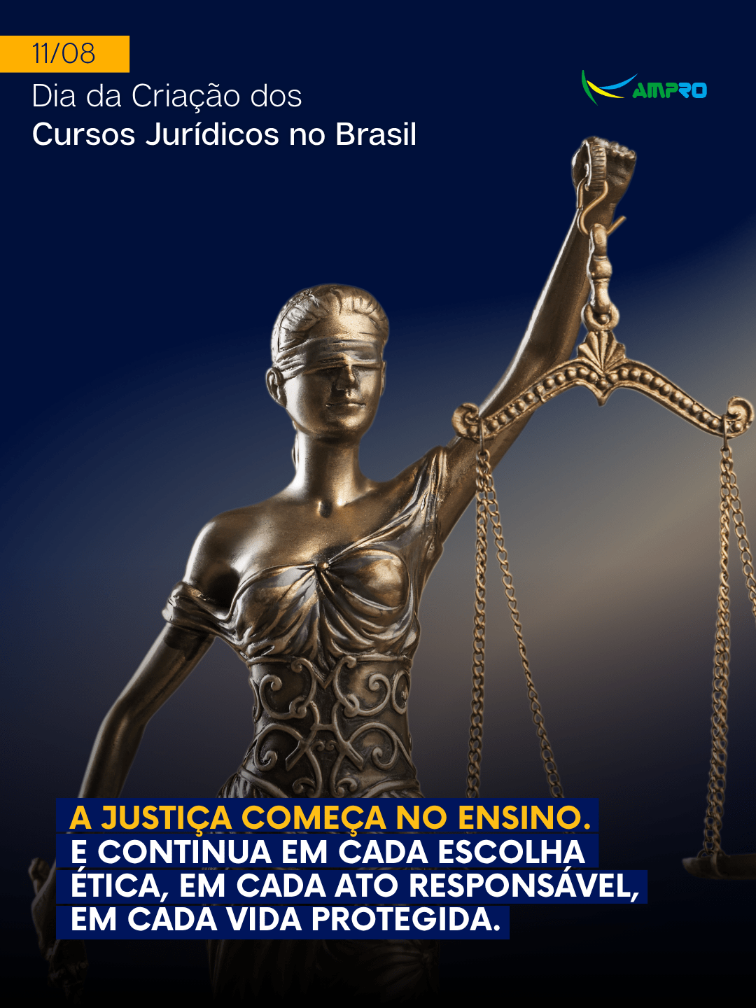 11/08 | Dia da Criação dos Cursos Jurídicos no Brasil 11/08 | Dia da Criação dos Cursos Jurídicos no Brasil