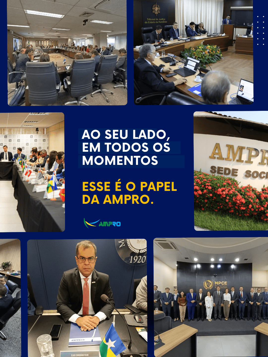AO SEU LADO, EM TODOS OS MOMENTOS. Esse é o papel da AMPRO. AO SEU LADO, EM TODOS OS MOMENTOS. Esse é o papel da AMPRO.